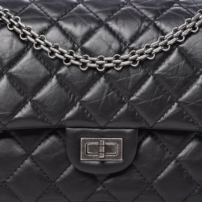 Chanel Aged Calfskin Quilted 2.55 Reissue 226 Flap Black 10 of 11