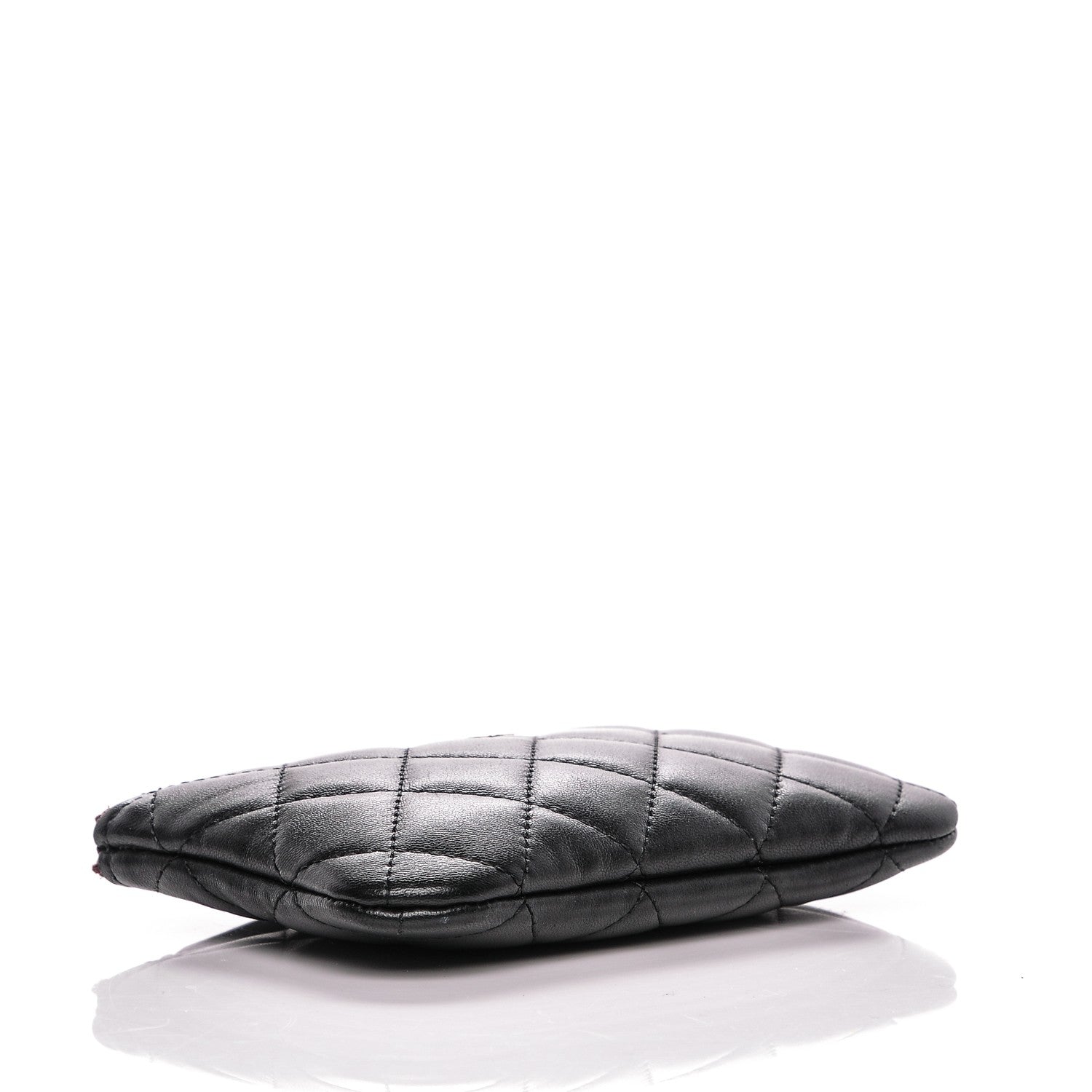 Chanel Lambskin Quilted Small Cosmetic Case Black 4 of 7