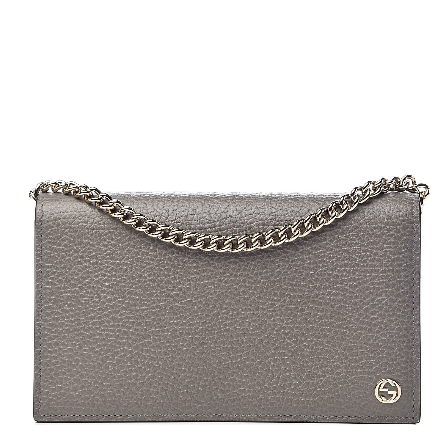 Gucci Dollar Calfskin Medium Betty Chain Wallet Loess 1 of 11