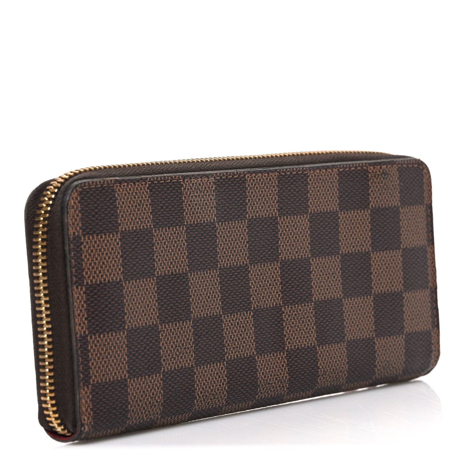 Louis Vuitton Damier Ebene Clemence Wallet Cherry 3 of 6