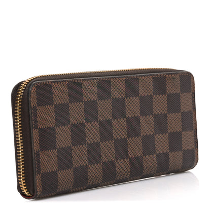 Louis Vuitton Damier Ebene Clemence Wallet Cherry 3 of 6