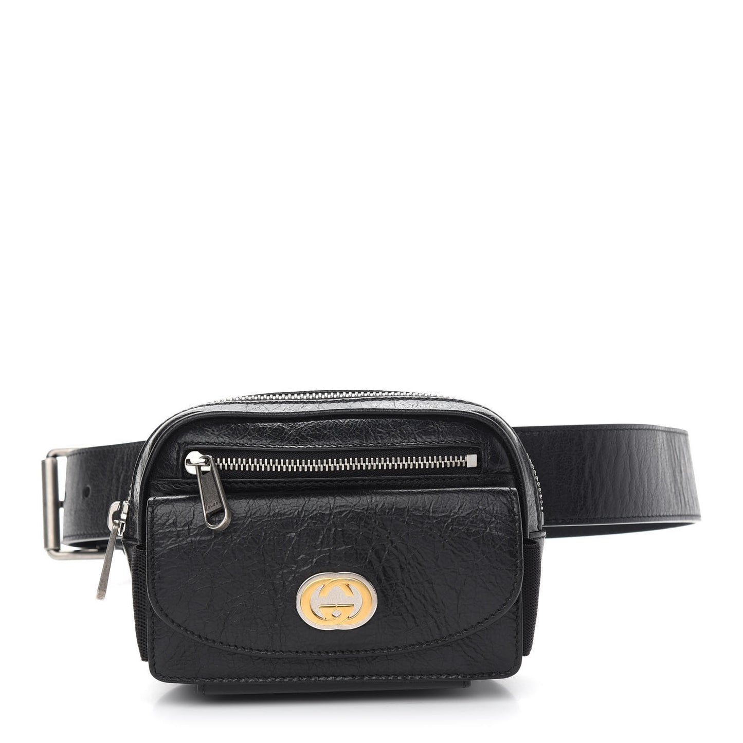Fluffy Calfskin Mini Morpheus Belt Bag 70 28 Black