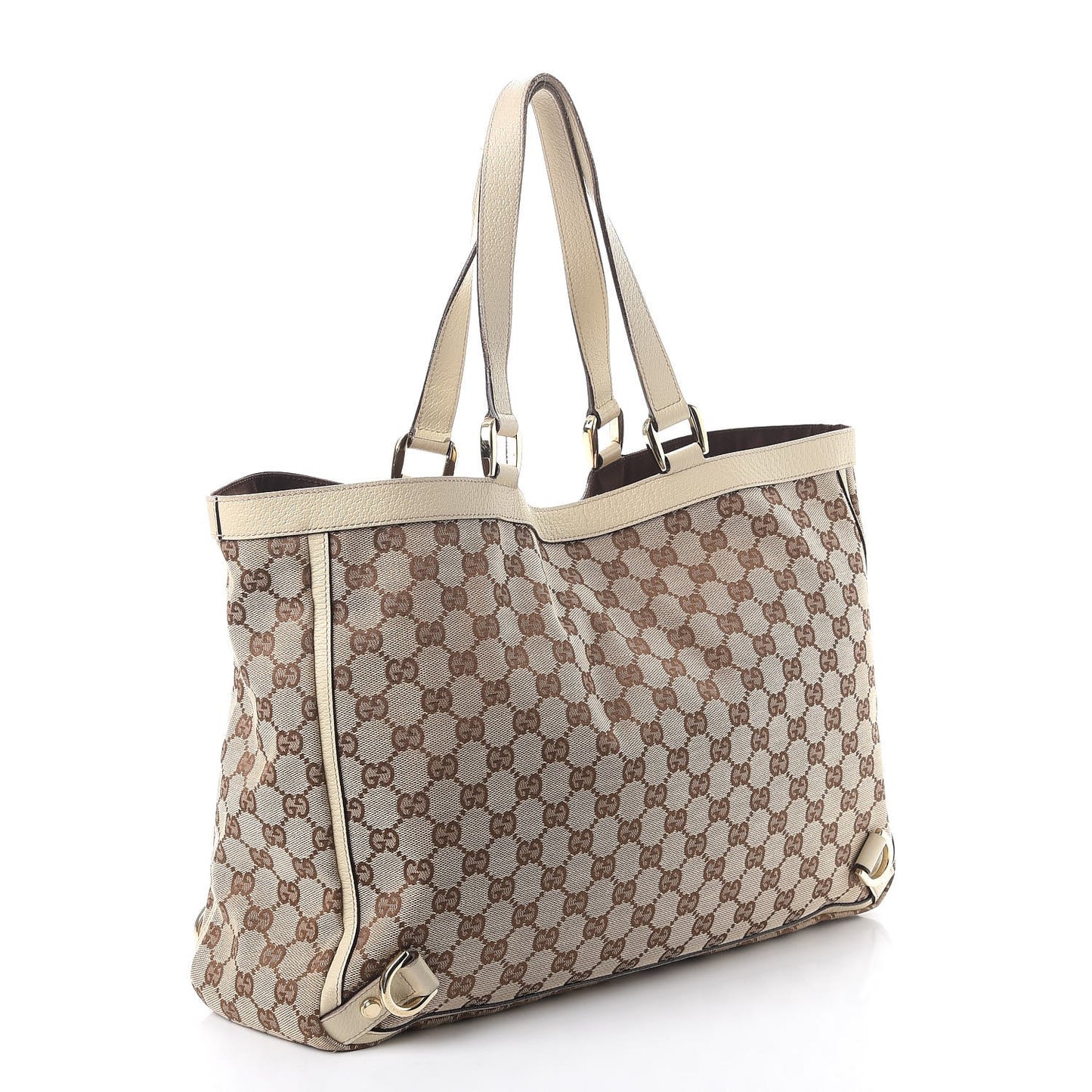 Monogram Large Abbey Tote Off White