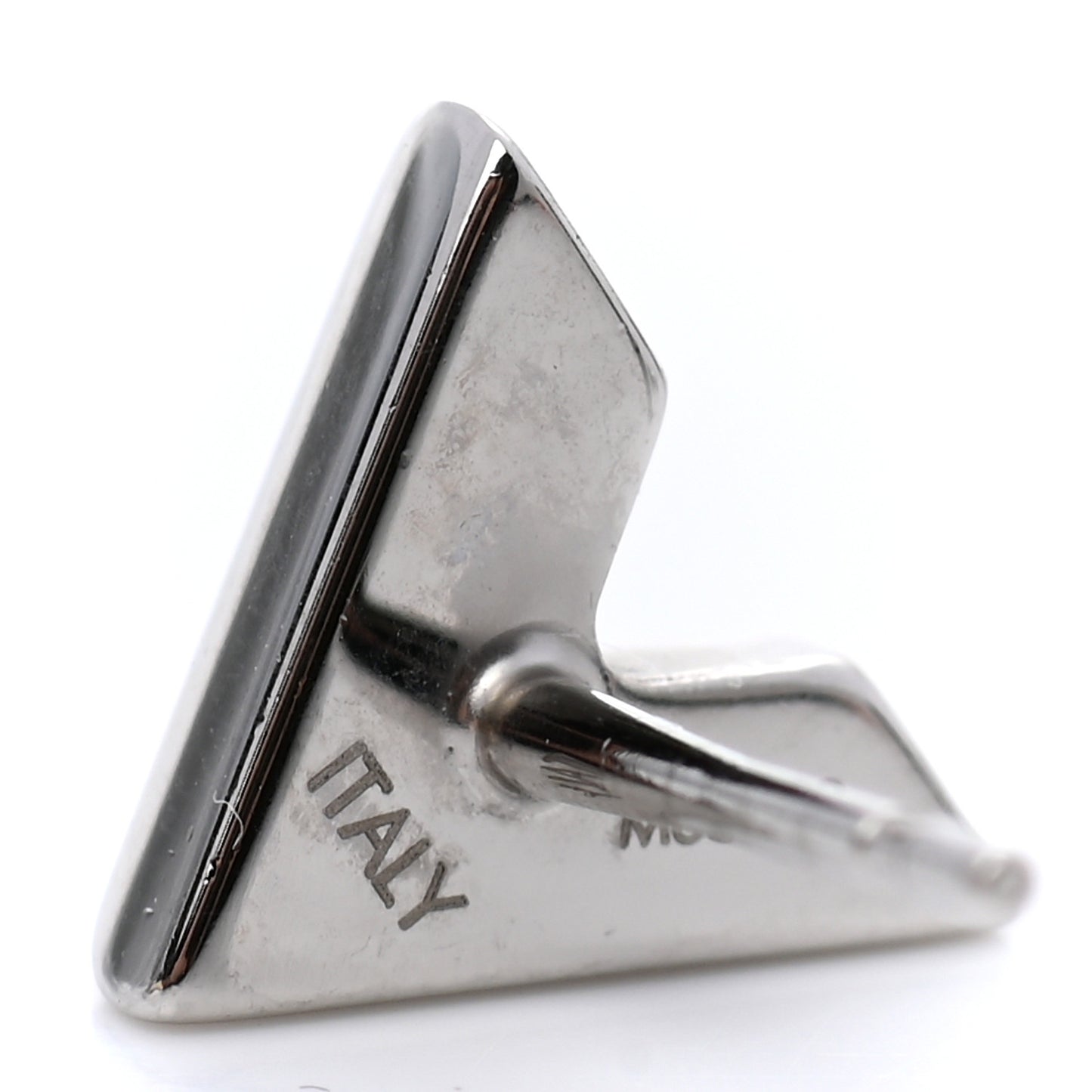 Essential V Stud Earrings Silver