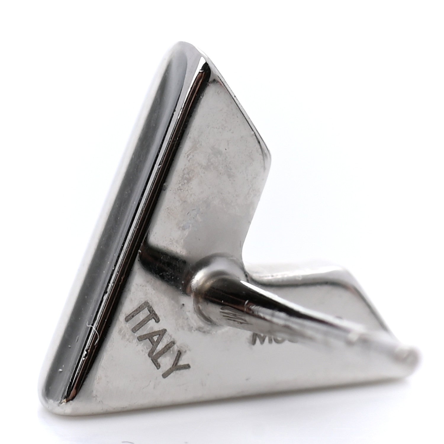 Louis Vuitton Essential V Stud Earrings Silver 4 of 5