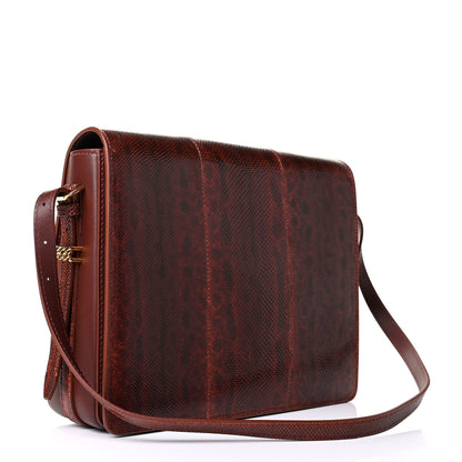 Burberry Snakeskin Large Grace Bag Orange 2 of 4