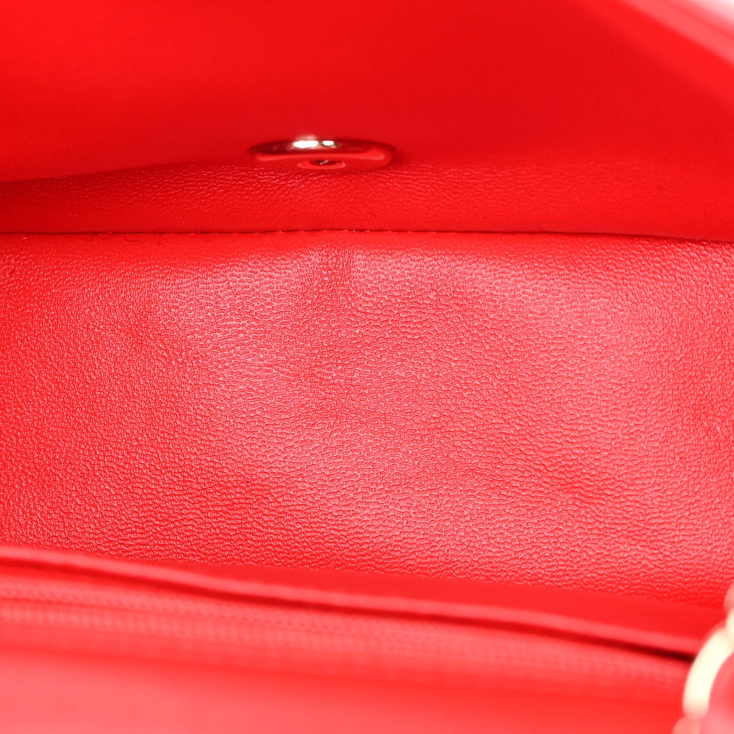 Lambskin Resin Crystal Square Quilted Monacoco Mini Flap Red