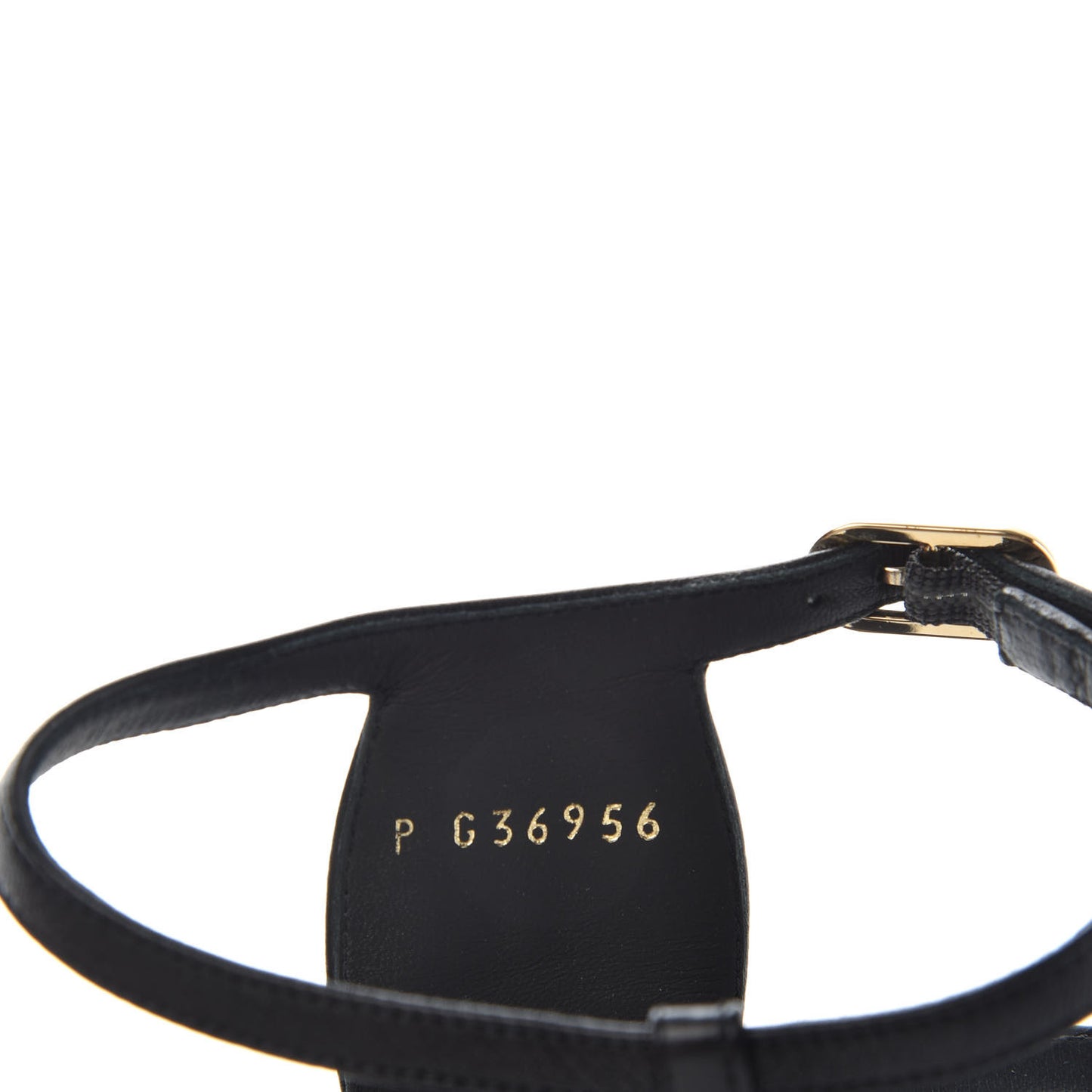 Lambskin CC Sandals 38 Black