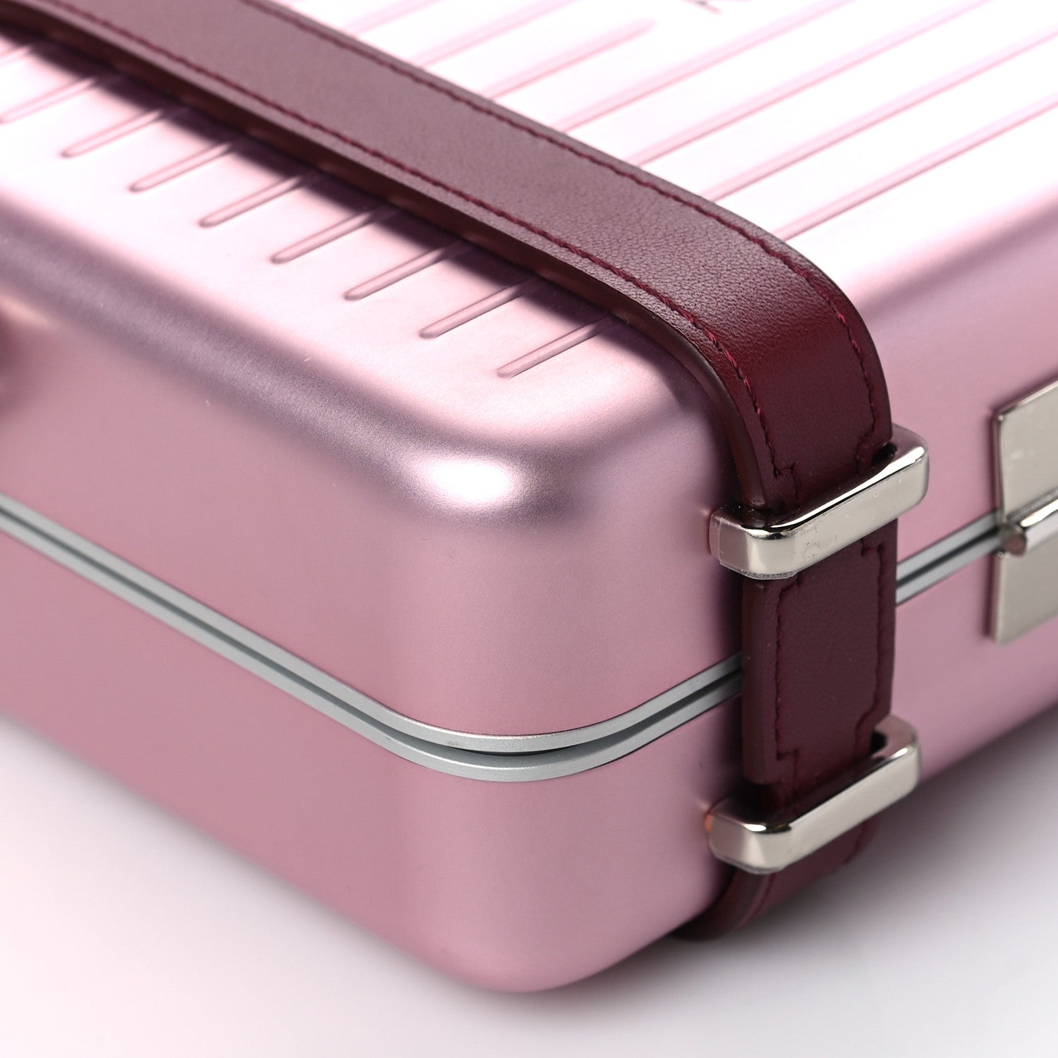 Christian Dior X RIMOWA Aluminum Personal Clutch On Strap Rose 9 of 10
