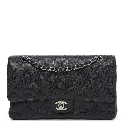 Chanel Caviar Quilted Medium Double Flap Black 1 of 11