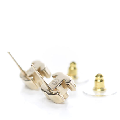 Chanel Metal CC Turnlock Earrings Gold 3 of 5