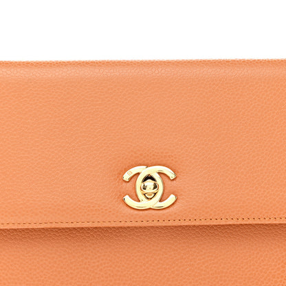 Chanel Caviar Top Handle Kelly Flap Brown 9 of 12