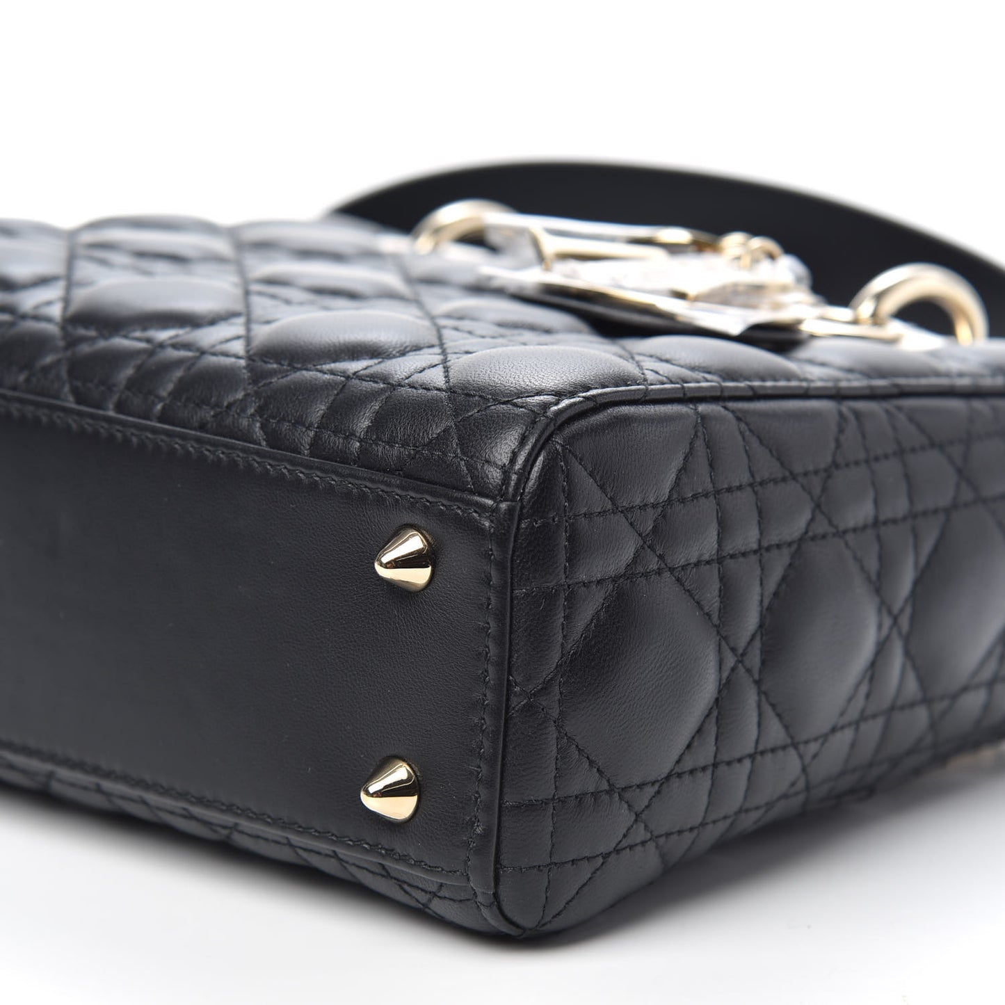 Lambskin Cannage Small My ABCDior Lady Dior Black