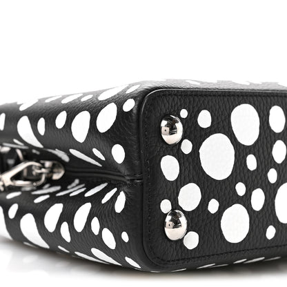 Louis Vuitton LV X YK Taurillon Capucines BB Black White 9 of 10