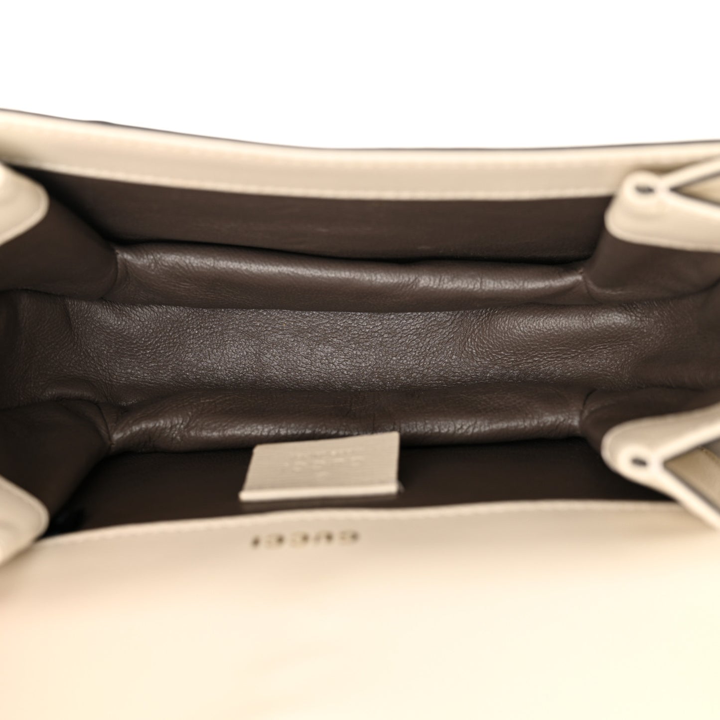 Azalea Calfskin Mini Sylvie 1969 Flap Messenger Bag Mystic White