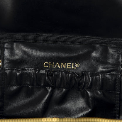 Chanel Caviar Vanity Cosmetic Case Black 6 of 9