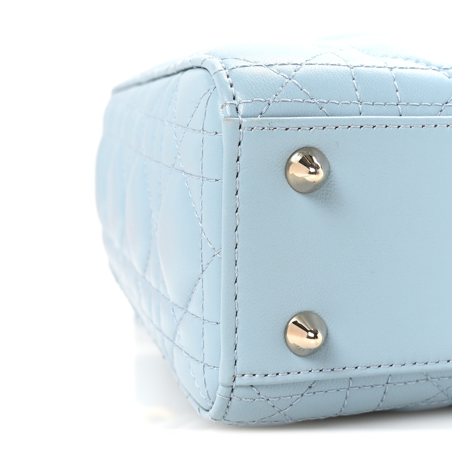 Christian Dior Lambskin Cannage Small My ABCDior Lady Dior Cloud