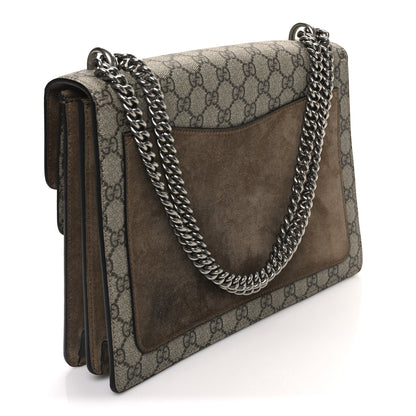 Gucci GG Supreme Monogram Medium Dionysus Shoulder Bag Taupe 3 of 10