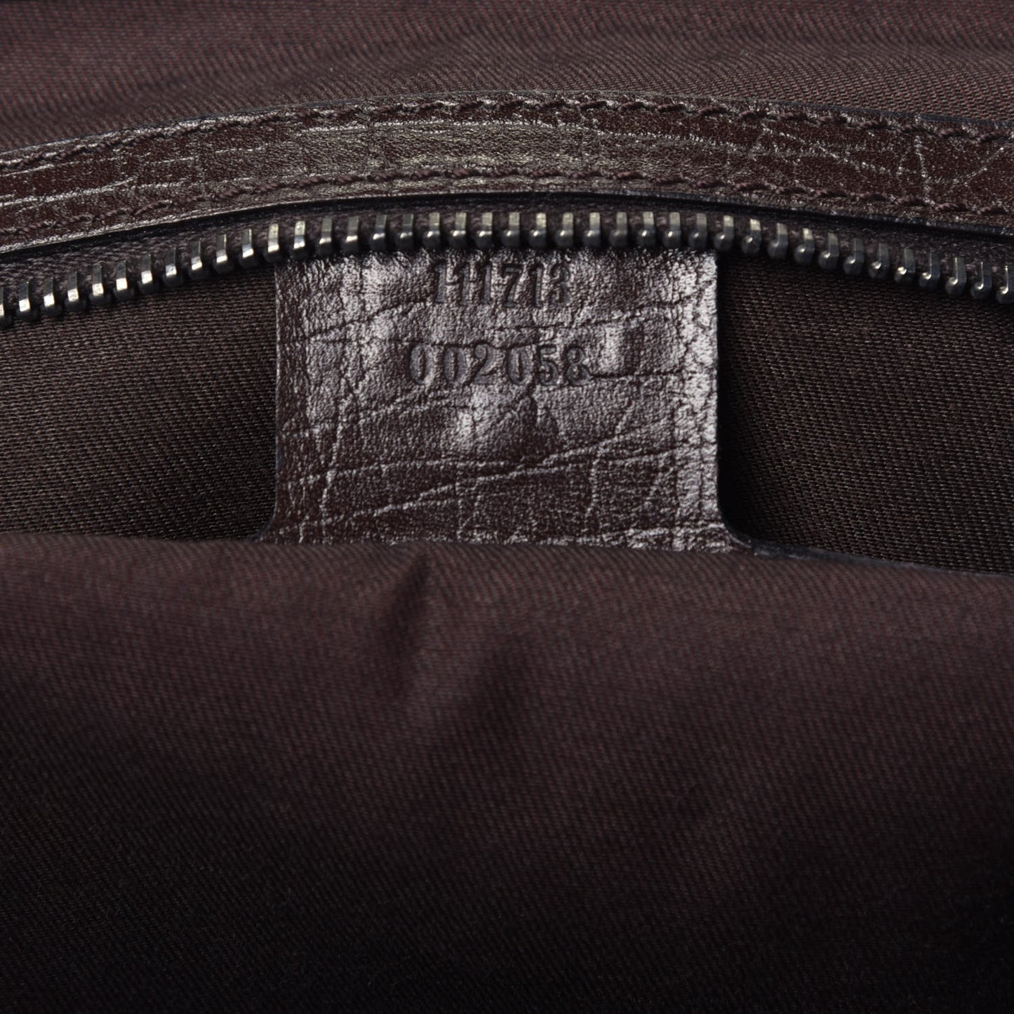 Monogram Bamboo Bullet Bag Dark Brown
