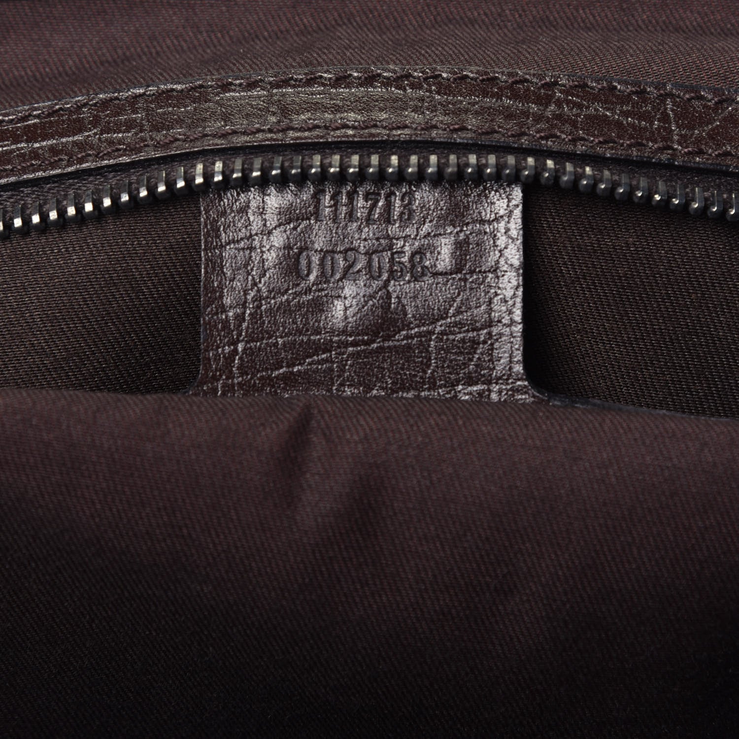 Gucci Monogram Bamboo Bullet Bag Dark Brown 7 of 9