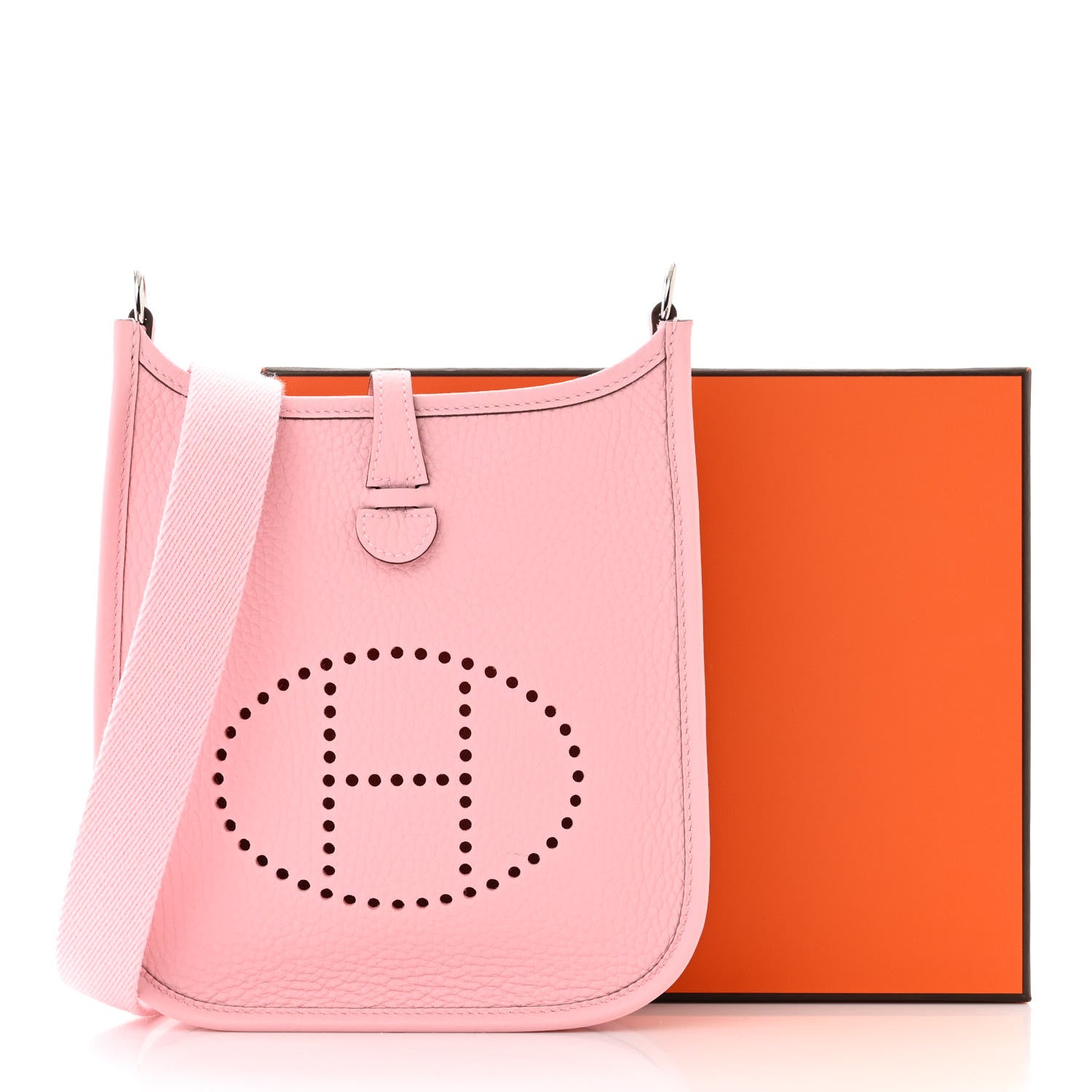Hermes Taurillon Clemence Evelyne TPM Rose Sakura 11 of 11