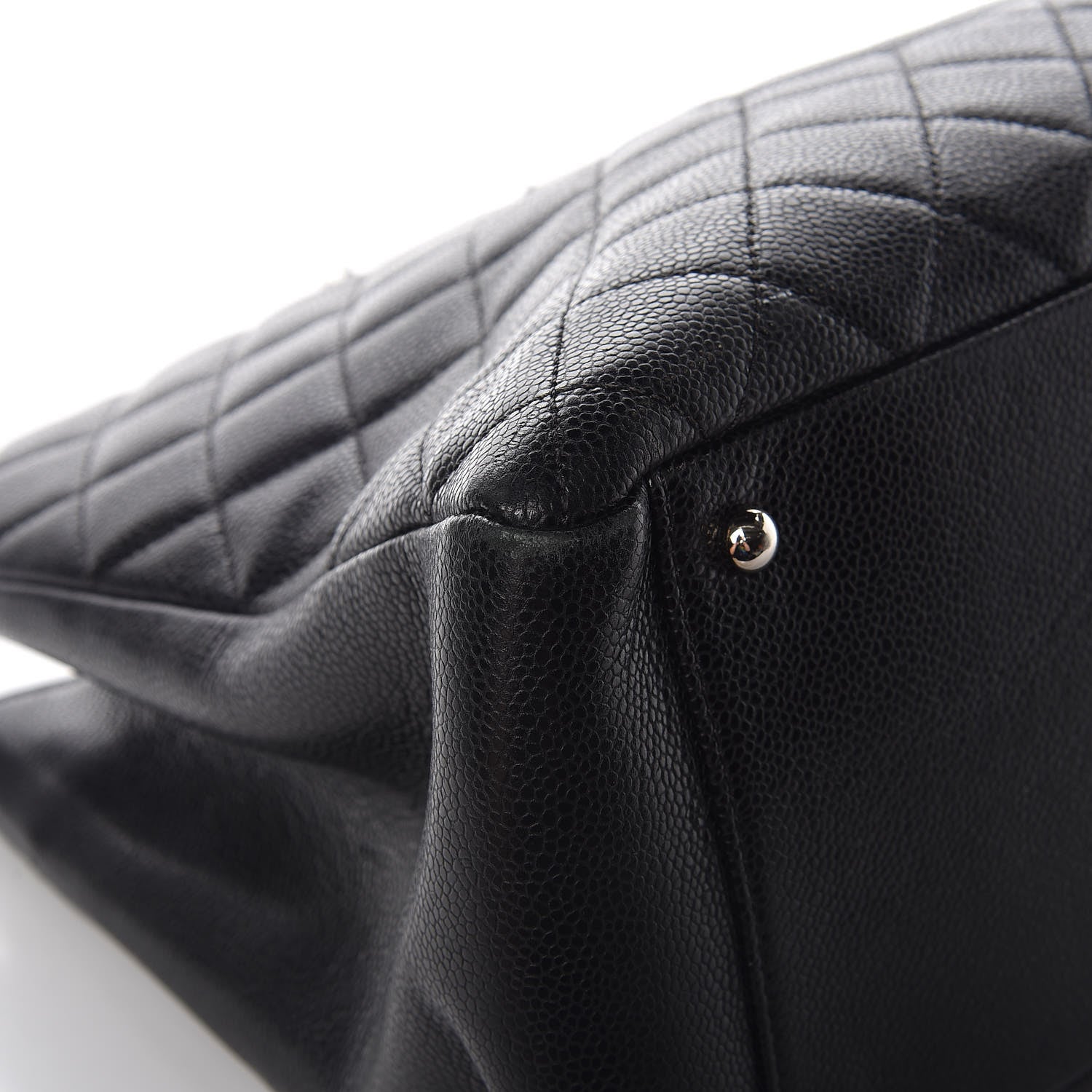 Chanel Caviar Quilted XL Grand Shopping Tote GST Black 11 of 17