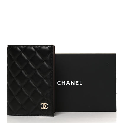 Chanel Lambskin Quilted Passport Holder Black 8 of 8
