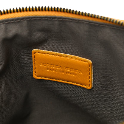 Bottega Veneta Nappa Intrecciato Cosmetic Pouch Yellow 6 of 11