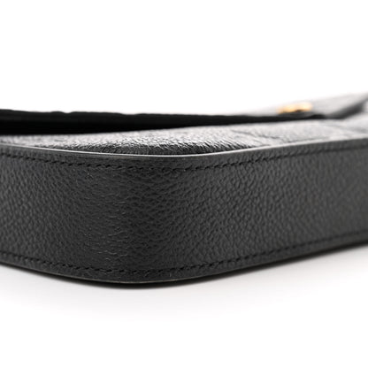 Louis Vuitton Empreinte Pochette Felicie Chain Wallet Black 8 of 10