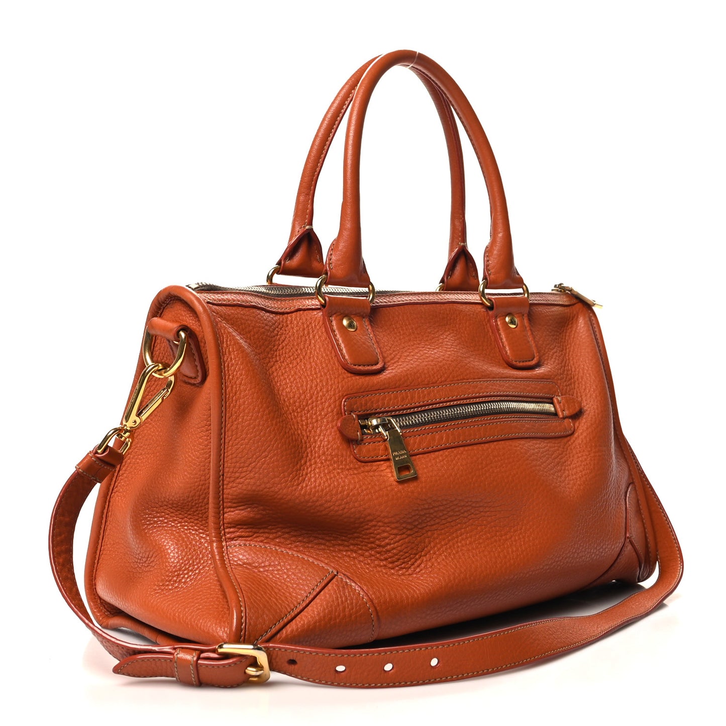 Vitello Daino Shopping Satchel Rame