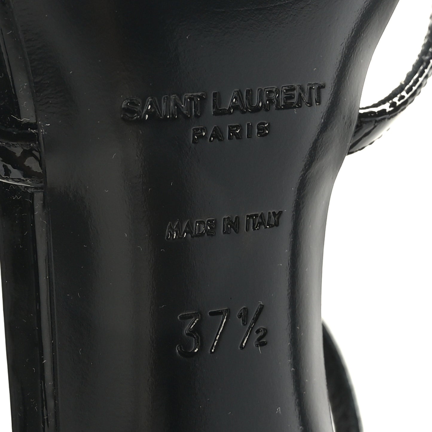 Patent Cassandra 100 Sandals 37.5 Black