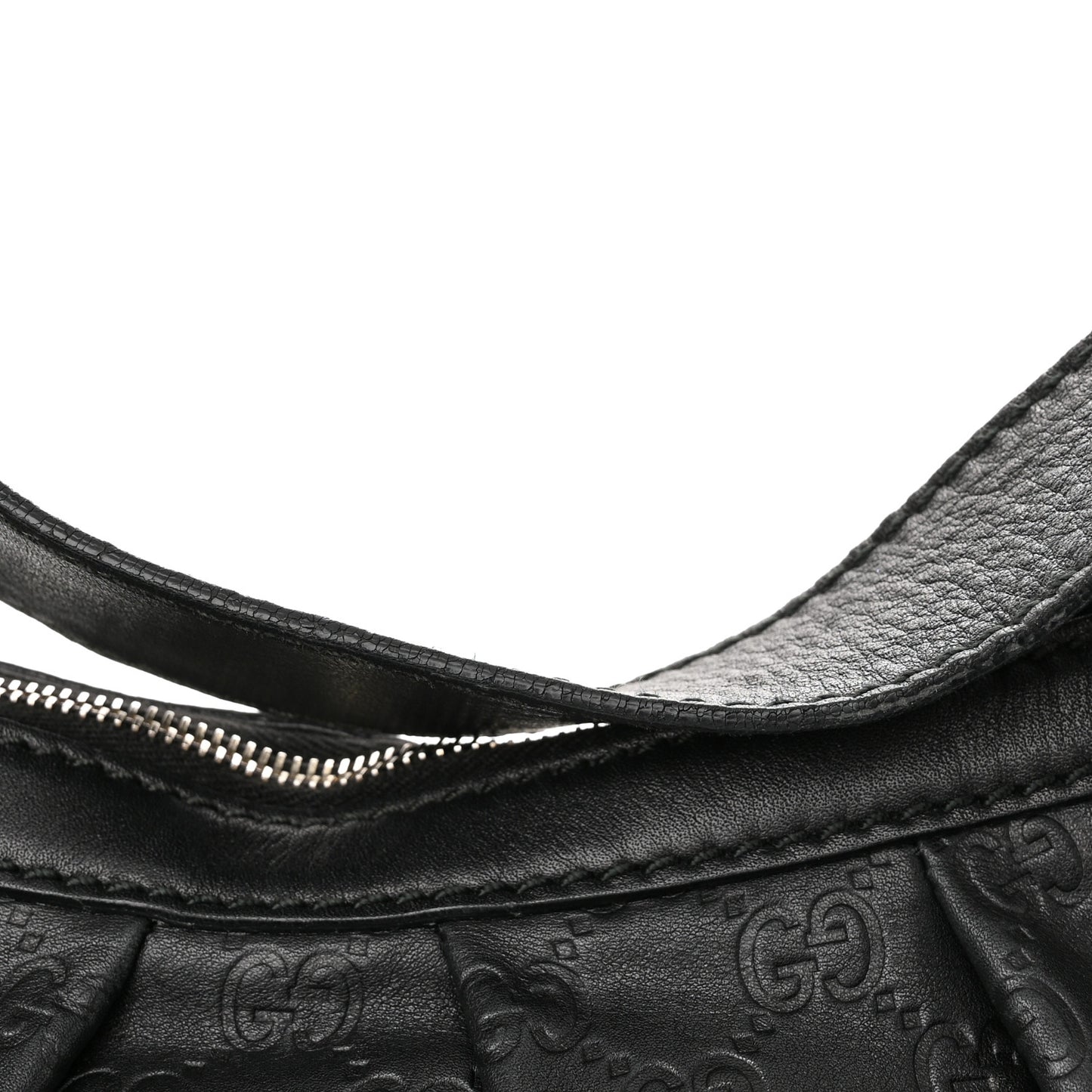 Guccissima Medium Sukey Hobo Black