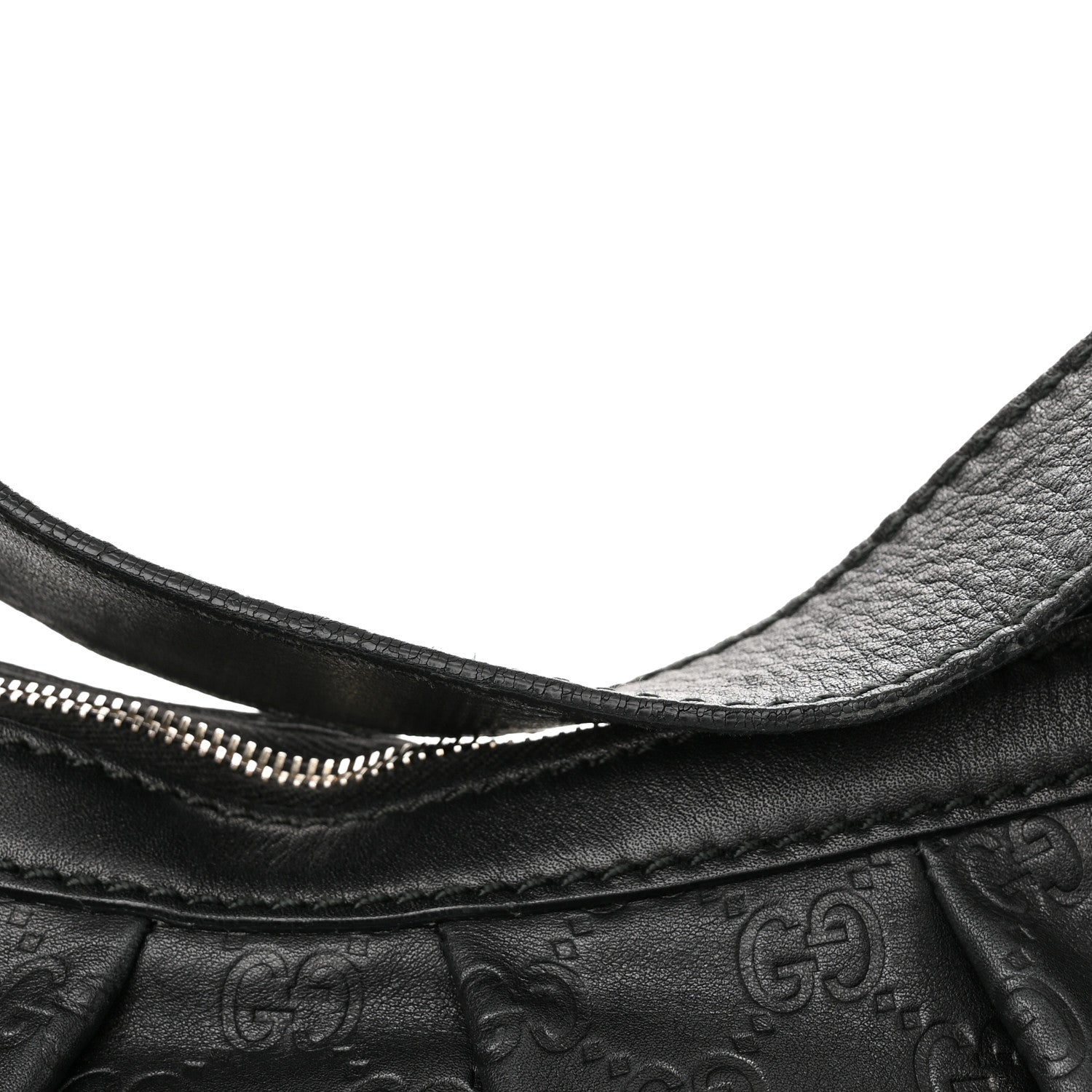 Gucci Guccissima Medium Sukey Hobo Black 12 of 13
