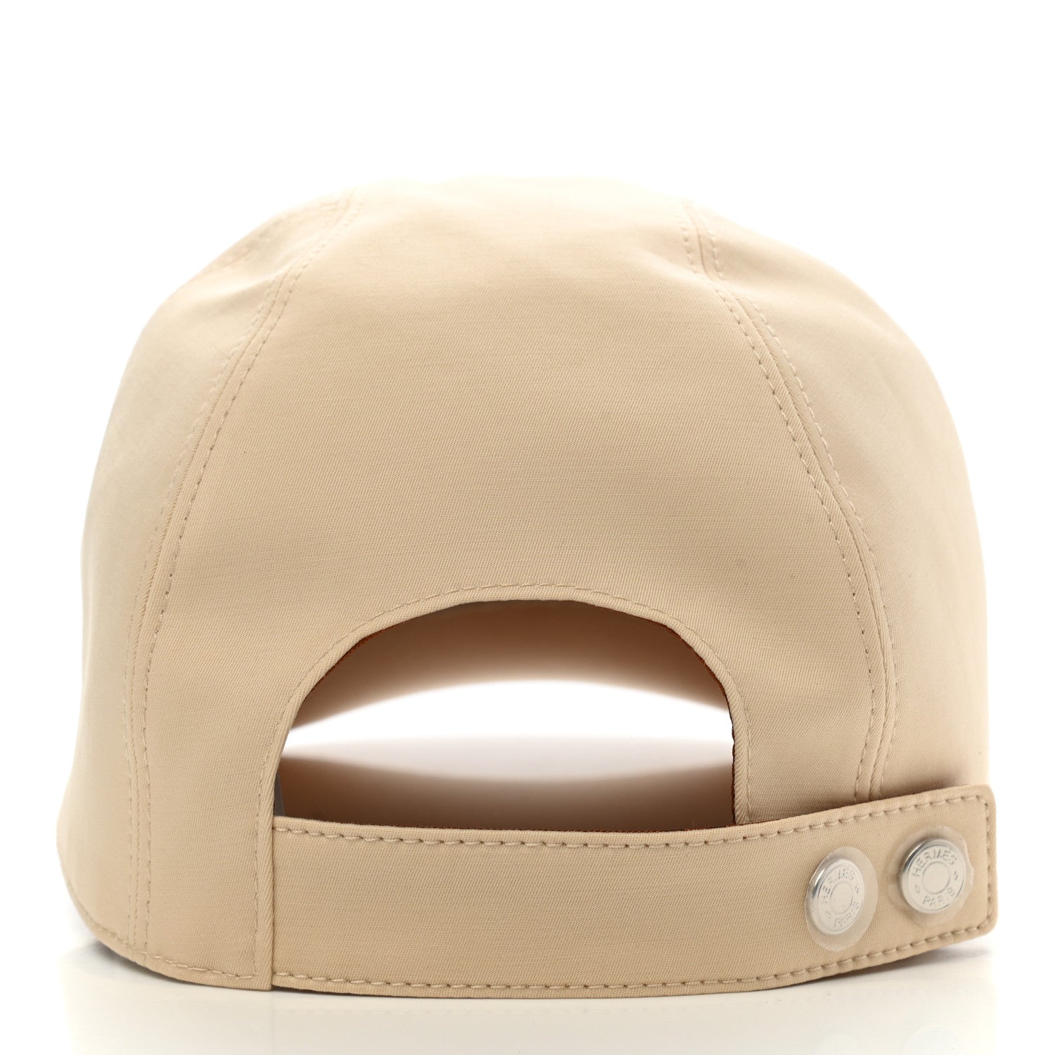 Hermes Cotton Davis H Primavera Hat 58 Blanc Creme 6 of 10