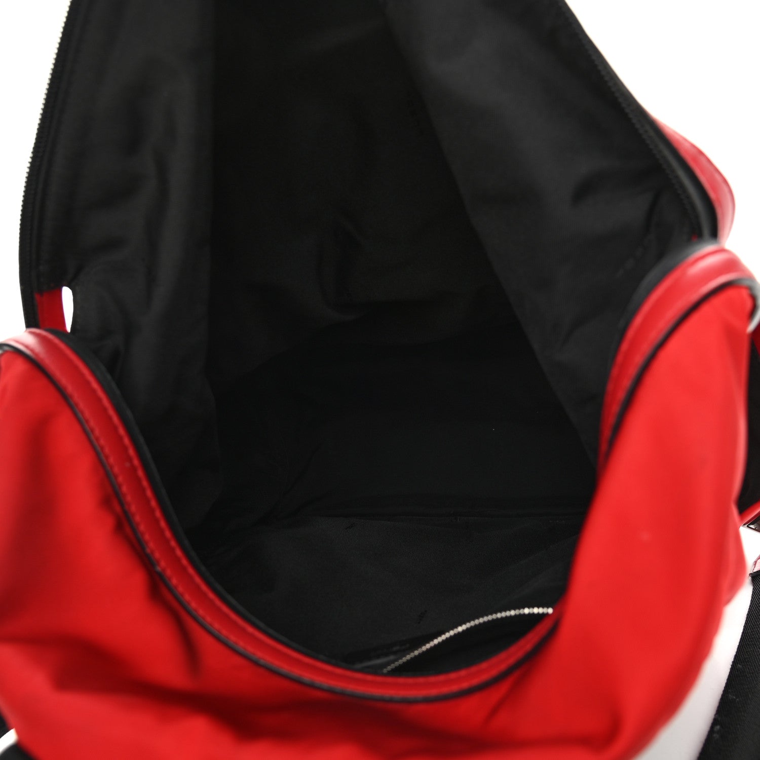 Fendi Nylon Vitello Backpack Red 5 of 16