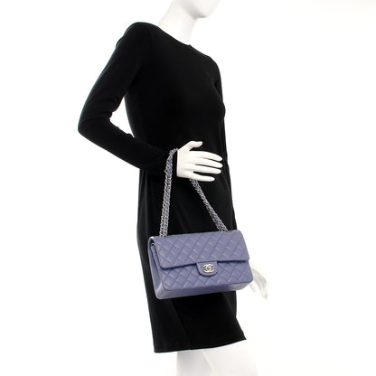 Chanel Lambskin Quilted Medium Double Flap Light Purple 2 of 8