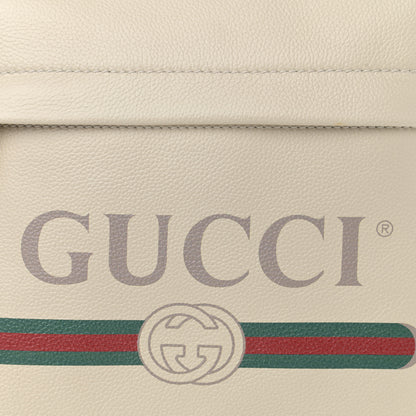 Gucci Calfskin Logo Day Backpack Mystic White 8 of 11