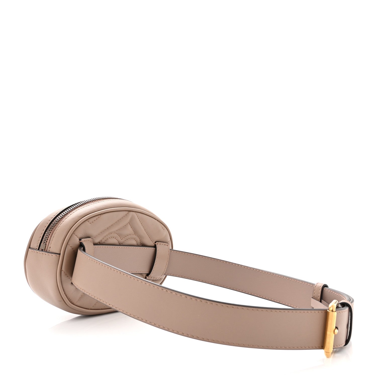 Gucci Calfskin Matelasse GG Marmont Belt Bag 85 34 Porcelain Rose 3 of 13