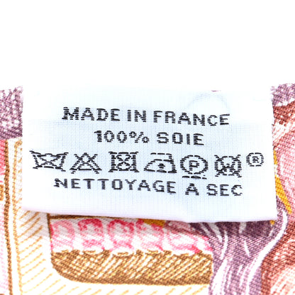 Hermes Silk City Of Light Twilly Rose Jaune D'or Rouge 3 of 3