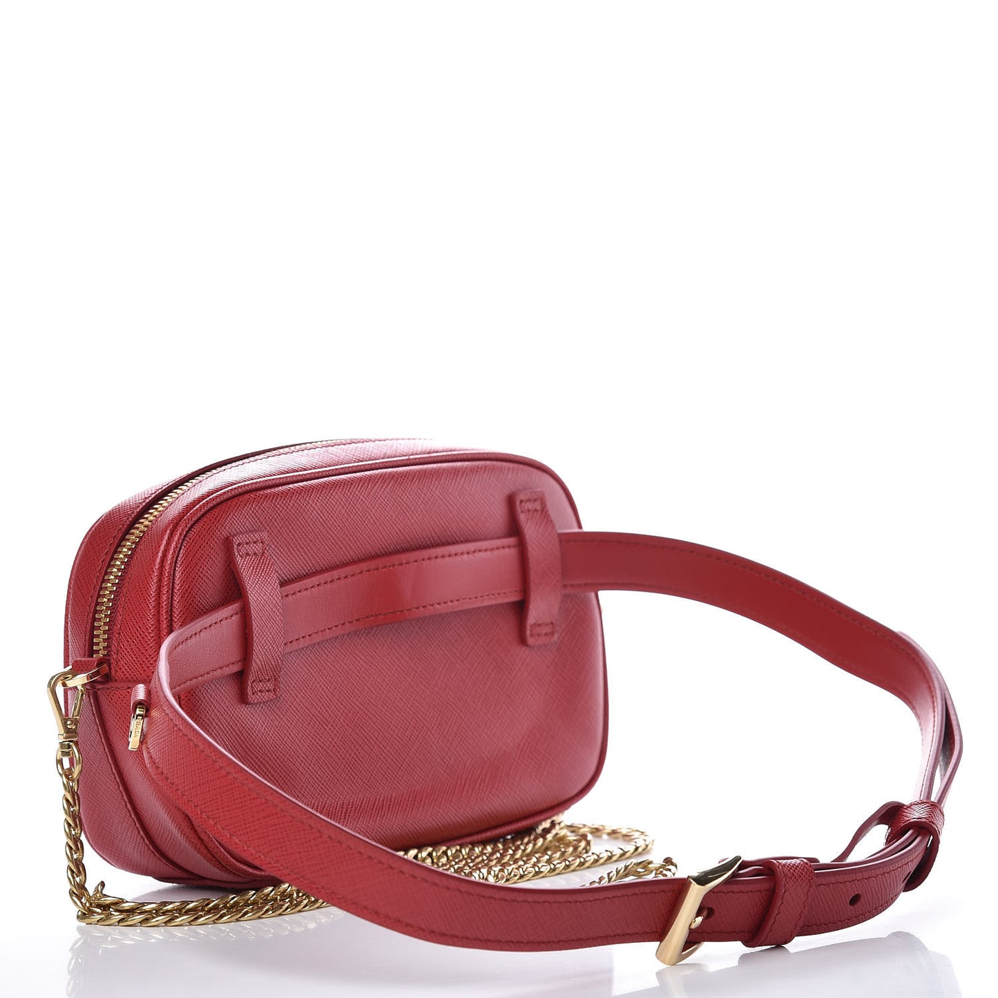 Saffiano Lux Belt Bag Fuoco
