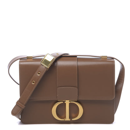Christian Dior Smooth Calfskin 30 Montaigne Flap Bag Brown 1 of 10
