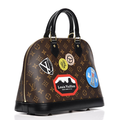 Louis Vuitton Monogram World Tour Alma PM 3 of 8