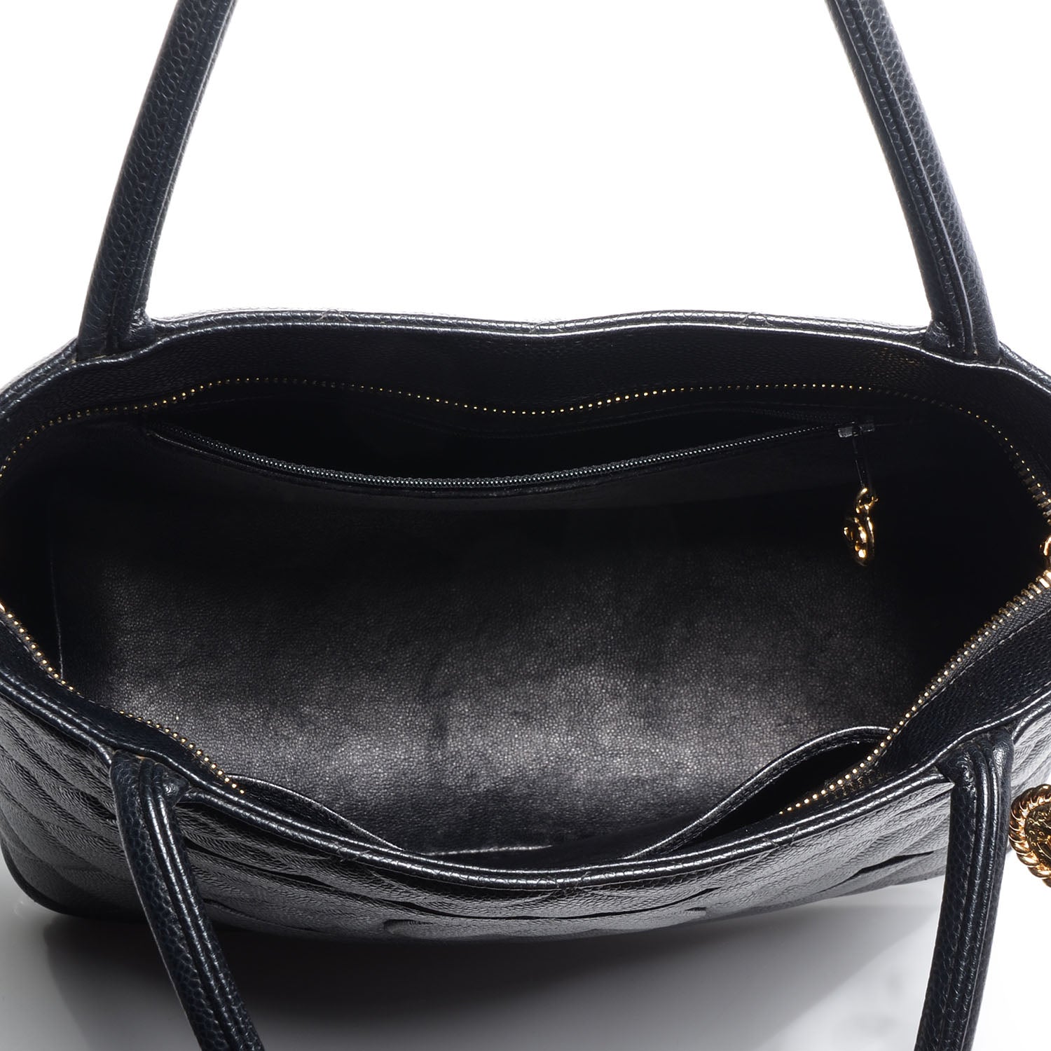 Chanel Caviar Medallion Tote Black 5 of 8