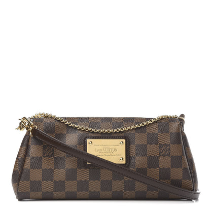 Louis Vuitton Damier Ebene Eva Clutch 1 of 10