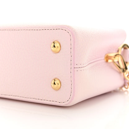 Louis Vuitton Taurillon LV Ski Capucines Mini  Pearly Lilac 9 of 9