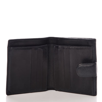 Chanel Caviar Timeless CC Compact French Wallet Black 5 of 12