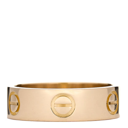 Cartier 18K Yellow Gold 5.5mm LOVE Ring 53 6.5 1 of 5