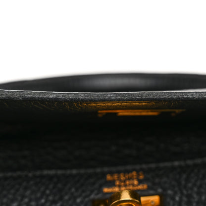 Hermes Fjord Kelly Retourne 32 Black 12 of 14