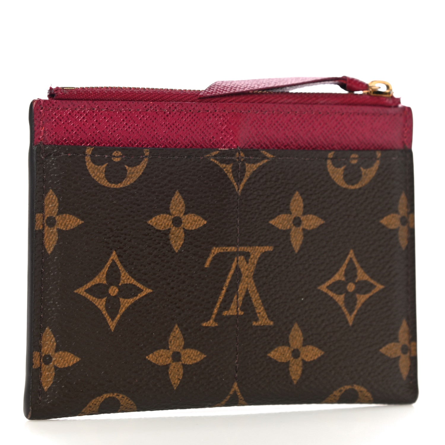 Louis Vuitton Monogram Zipped Card Holder Fuchsia 3 of 13