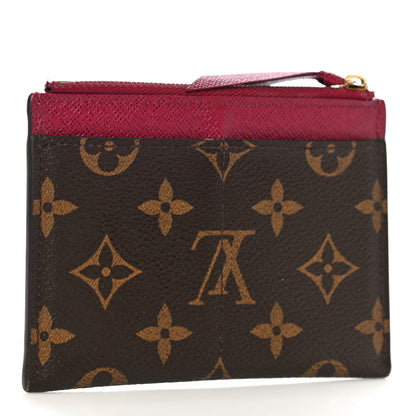 Louis Vuitton Monogram Zipped Card Holder Fuchsia 3 of 13